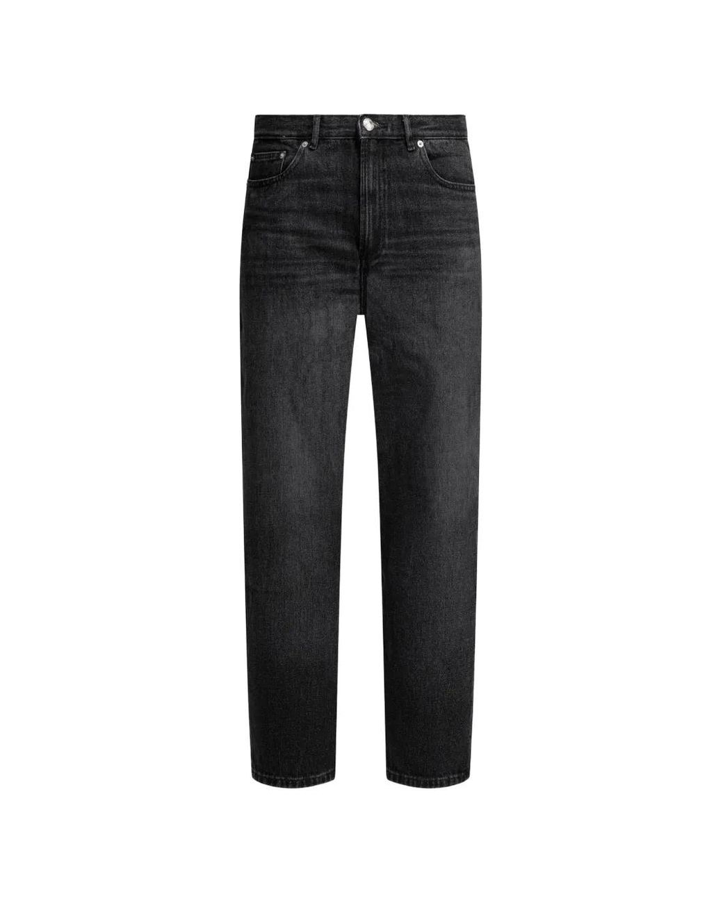 A.P.C. Black Straight-Leg Jeans for men