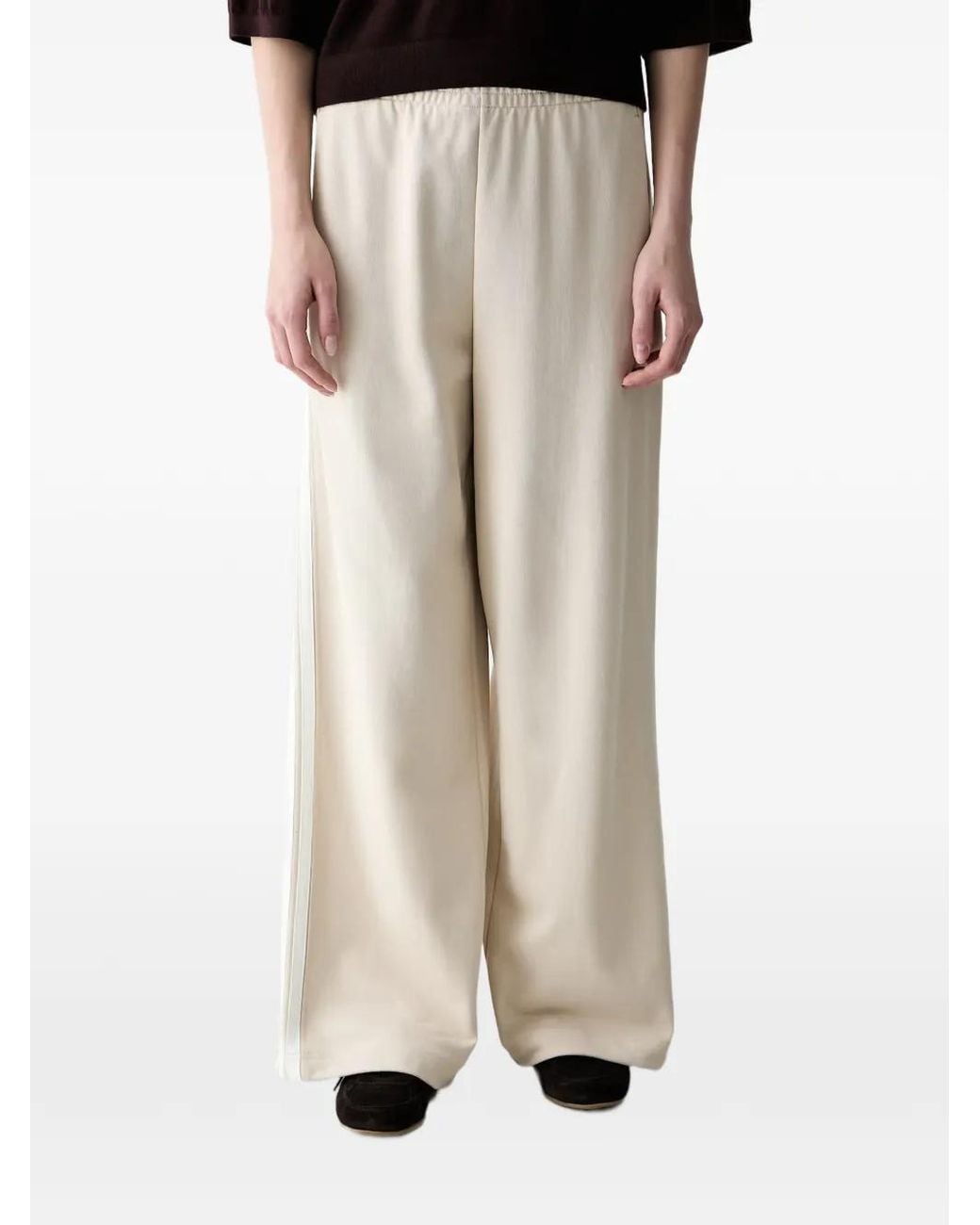 Adidas Natural Pantalon De Jogging À Bandes Rayées Signature