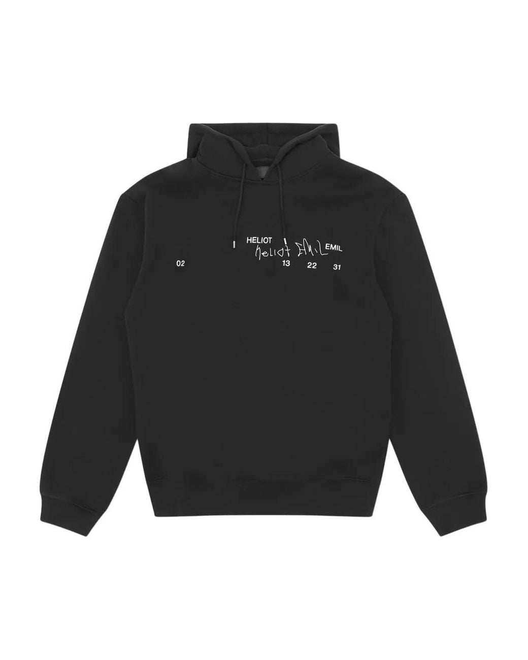 HELIOT EMIL Black Fulgens Hoodie