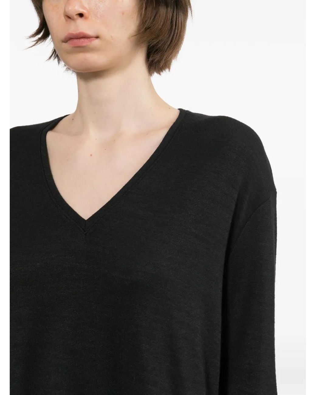 Rag & Bone Top Met V-Hals in het Black