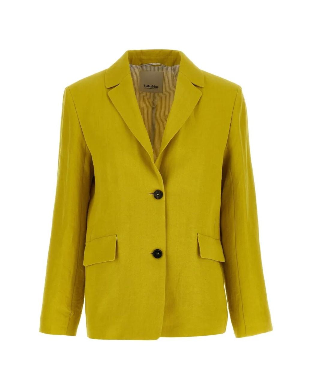 Blazer Smmalberta Max Mara de color Yellow