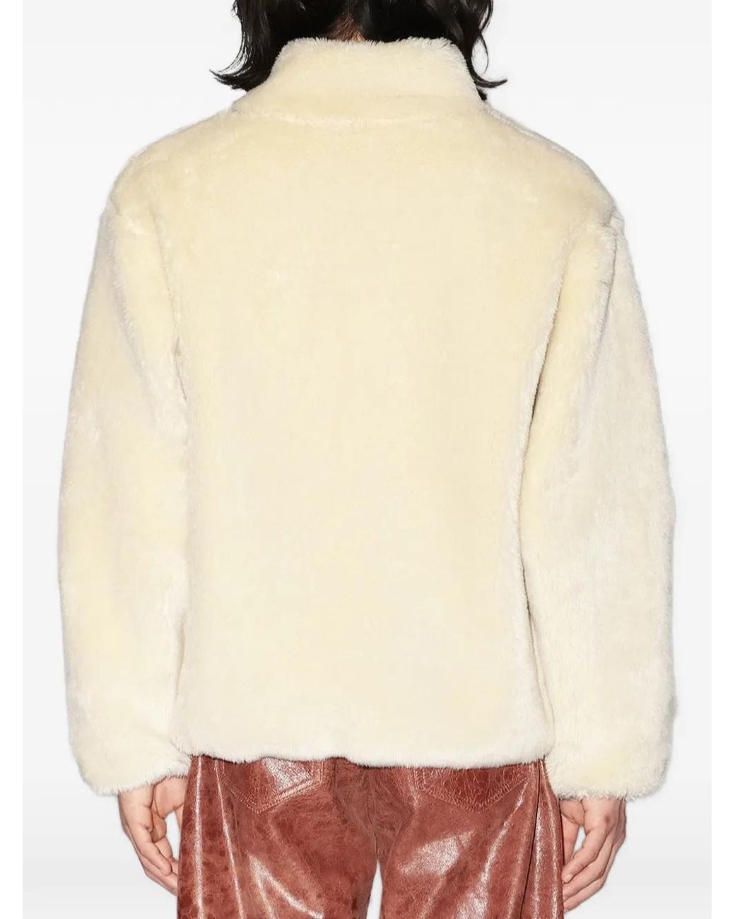 Ambush Natural Boa Zip-Fastening Jacket for men