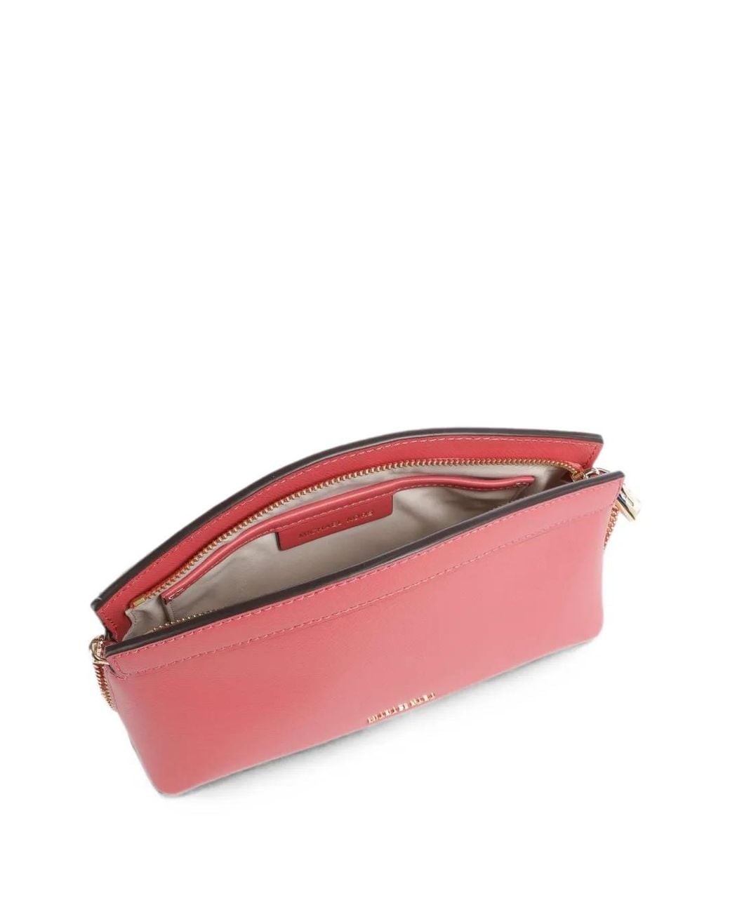 Michael Kors Pink Petite Pochette Convertible Athena En Cuir