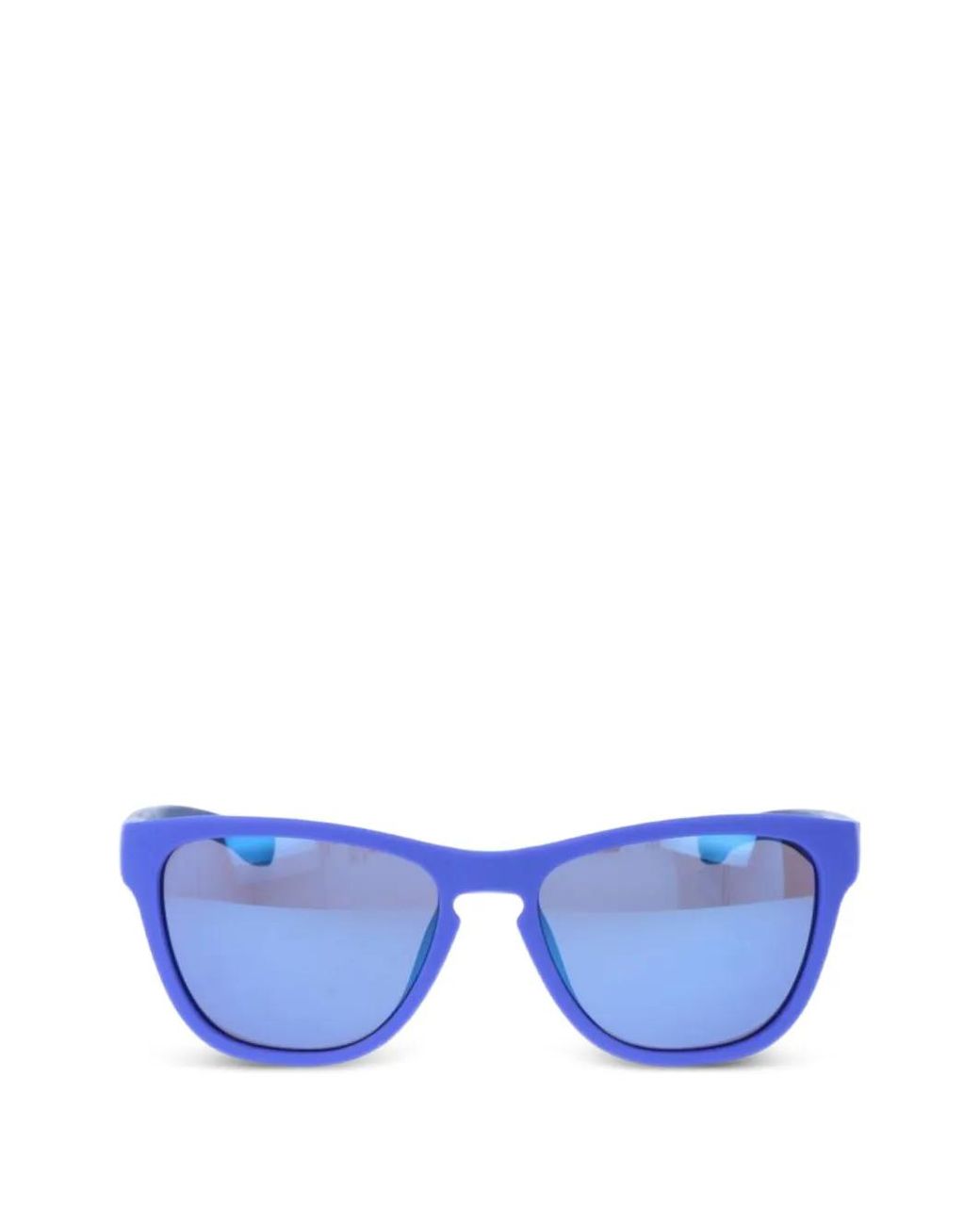 Lacoste Blue Rectangle-Frame Matte Sunglasses