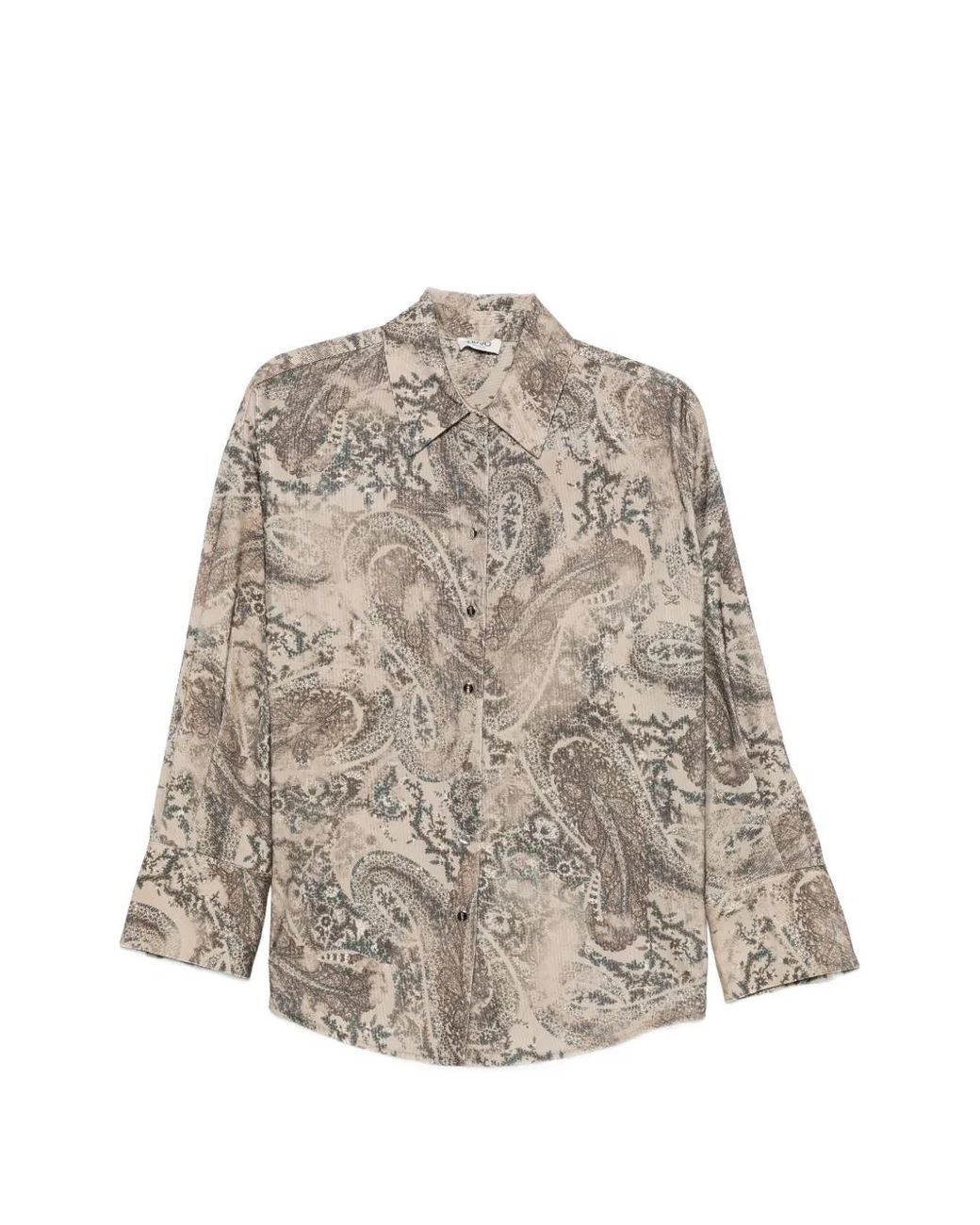 Liu Jo White Paisley-Print Shirt