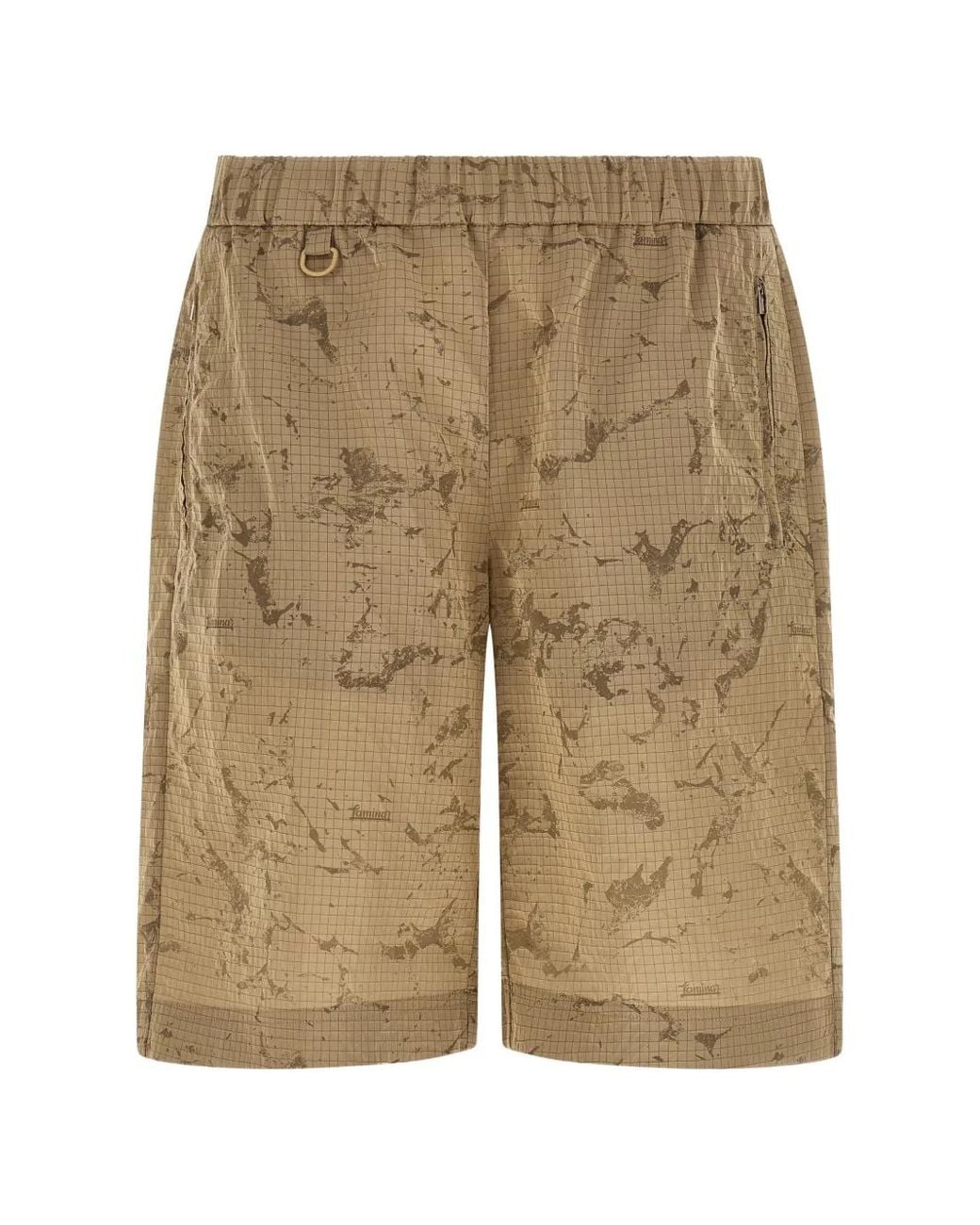 Laminar Natural Camouflage-Print Bermuda Shorts for men