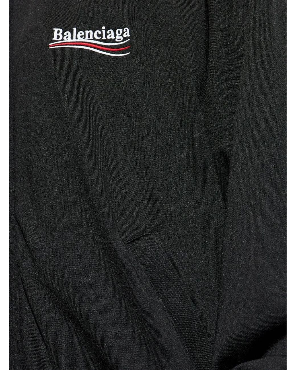 Balenciaga Black Zip-Up Jacket for men