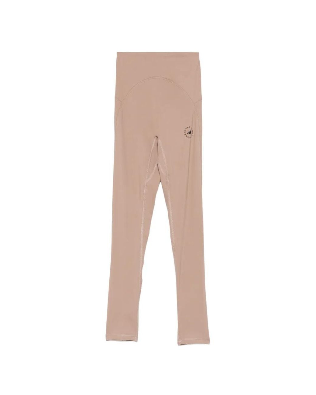 Adidas By Stella McCartney Natural High-Waisted Performance Trousers