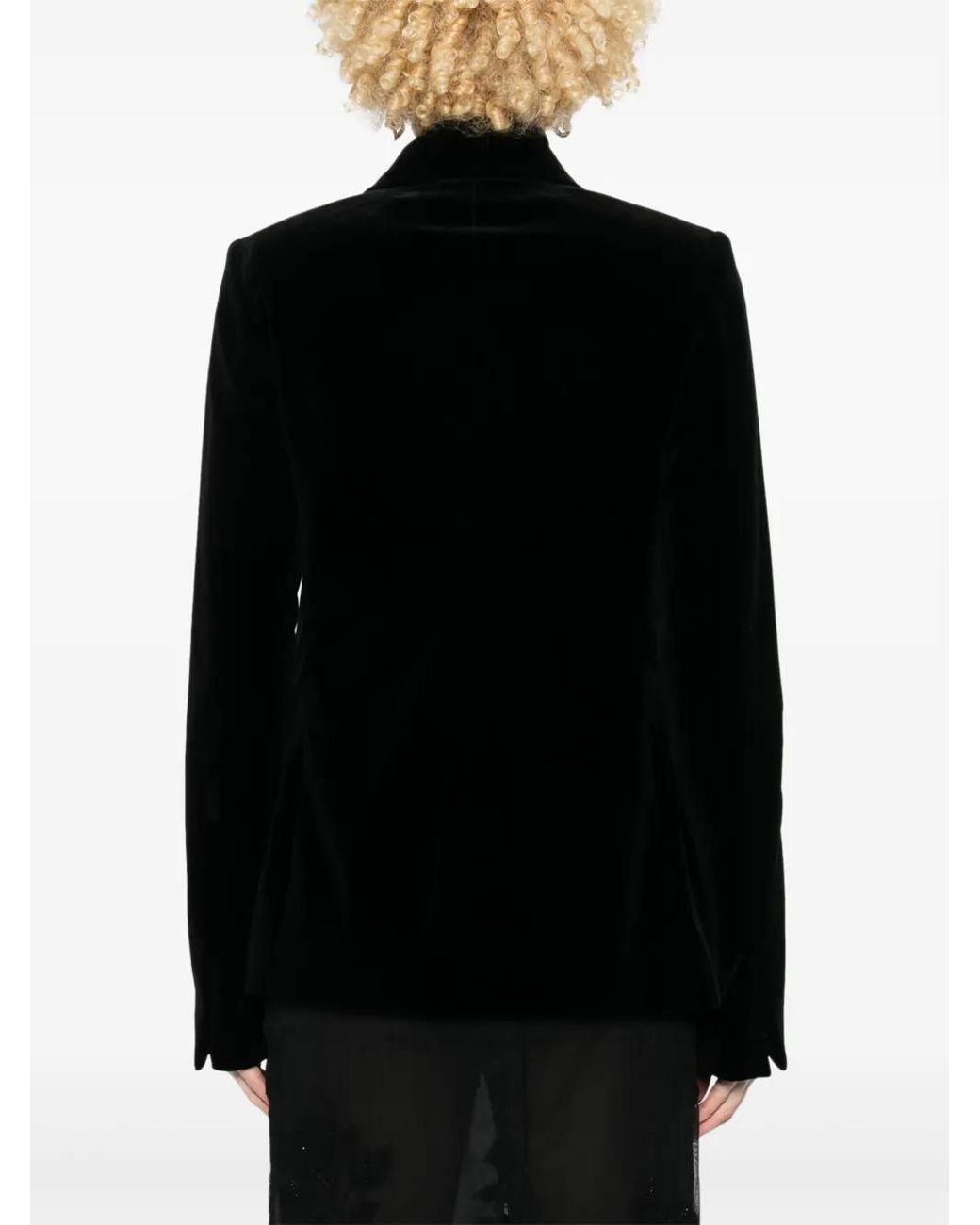 Fabiana Filippi Black Velvet Blazer