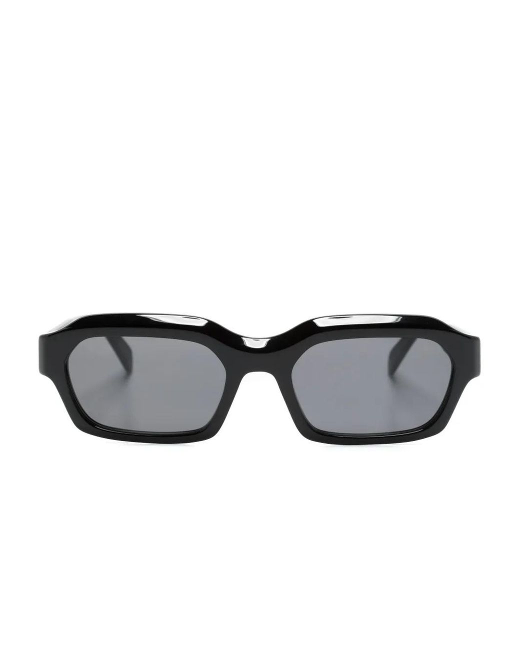 Retrosuperfuture Black Boletus Rectangle-Frame Sunglasses