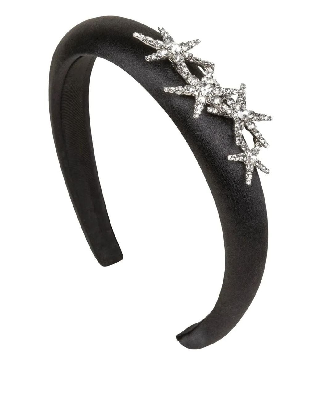 Jennifer Behr Black Star-Embellished Vespera Headband