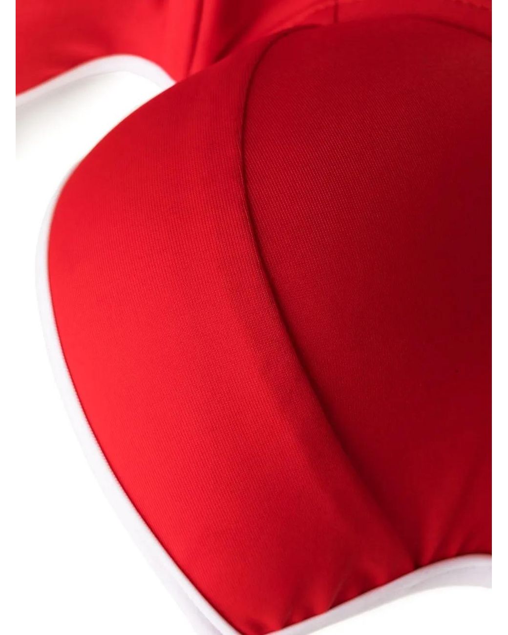 Noire Swimwear Red Balconette Two-Piece Bikini Set