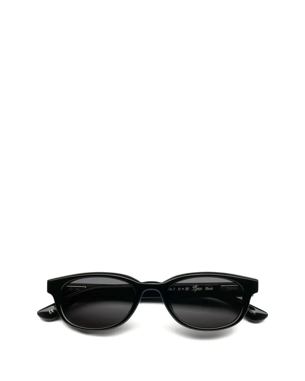 Chimi Black Lyra Square-Frame Sunglasses