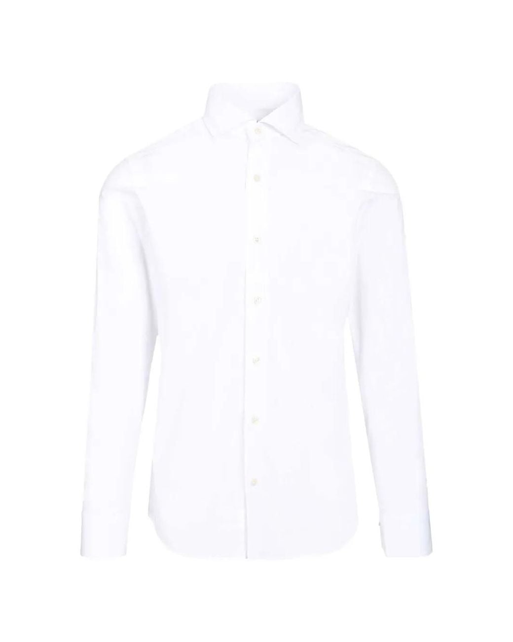 Al Duca D'aosta White Button-Down Shirt for men