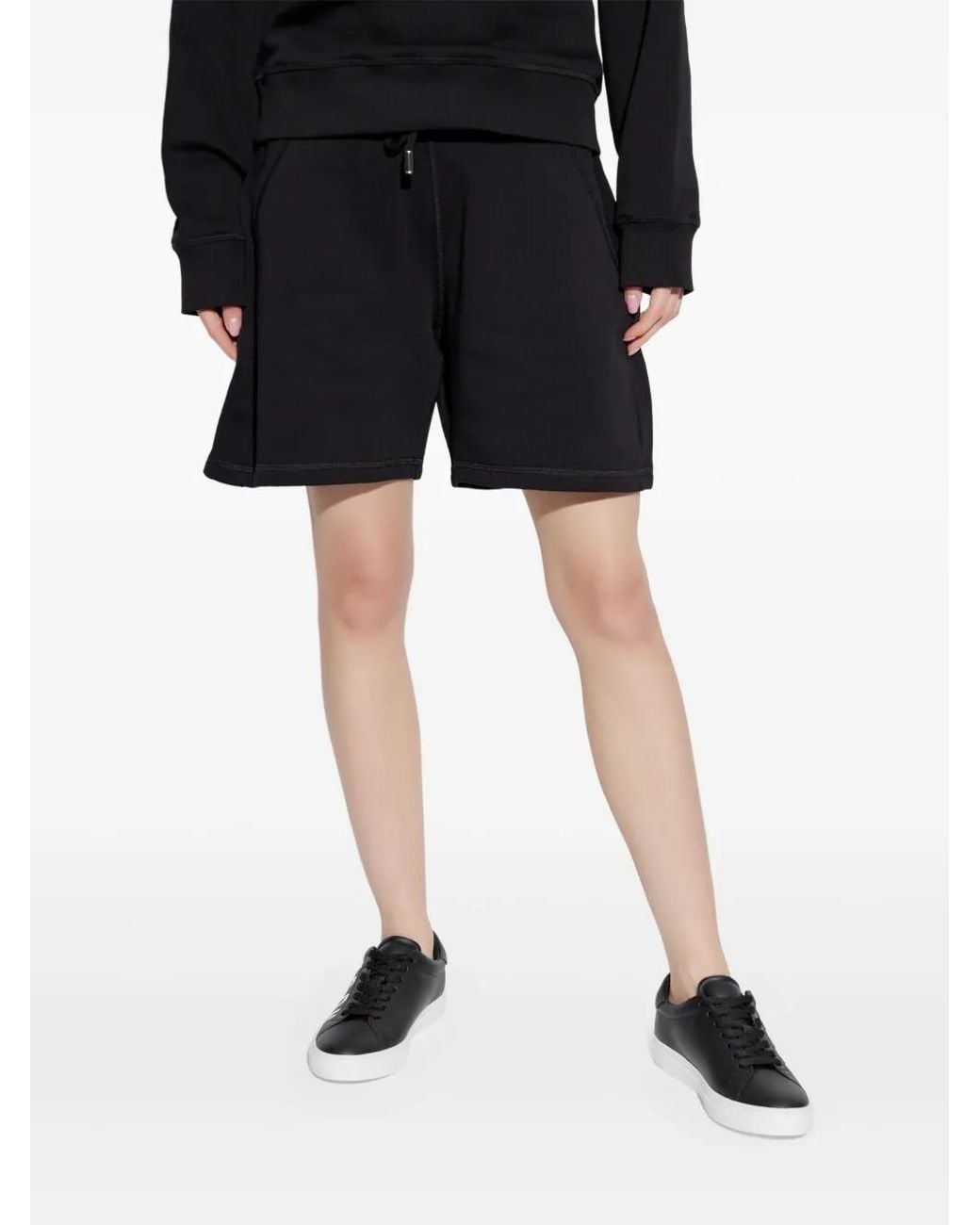DSquared² Blue Printed Track Shorts