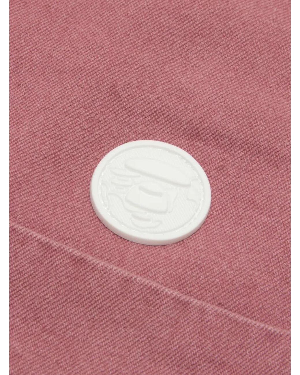 Aape By A Bathing Ape Pink Patch Pocket Shirt for men