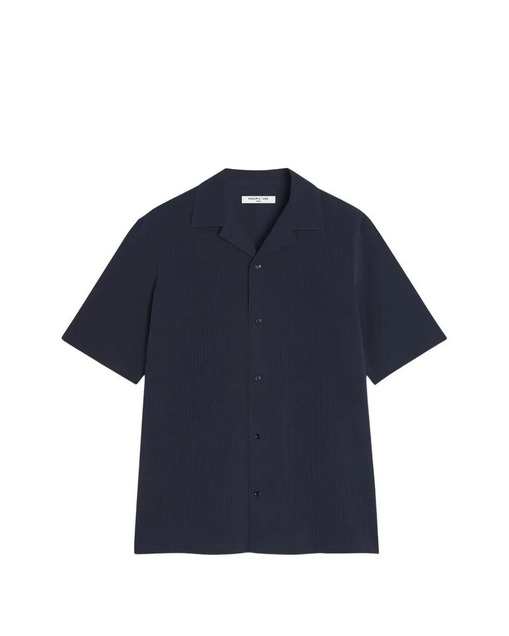 Maison Kitsuné Blue Cotton Shirt for men