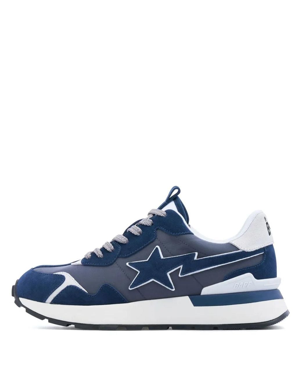Baskets Sta À Patch Étoile A Bathing Ape en coloris Blue