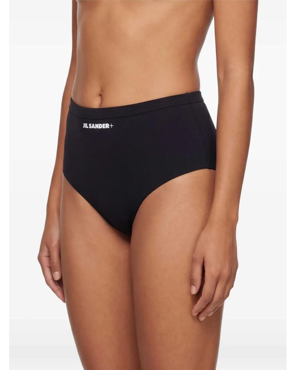 Jil Sander Bikinislip Met Logoprint in het Black