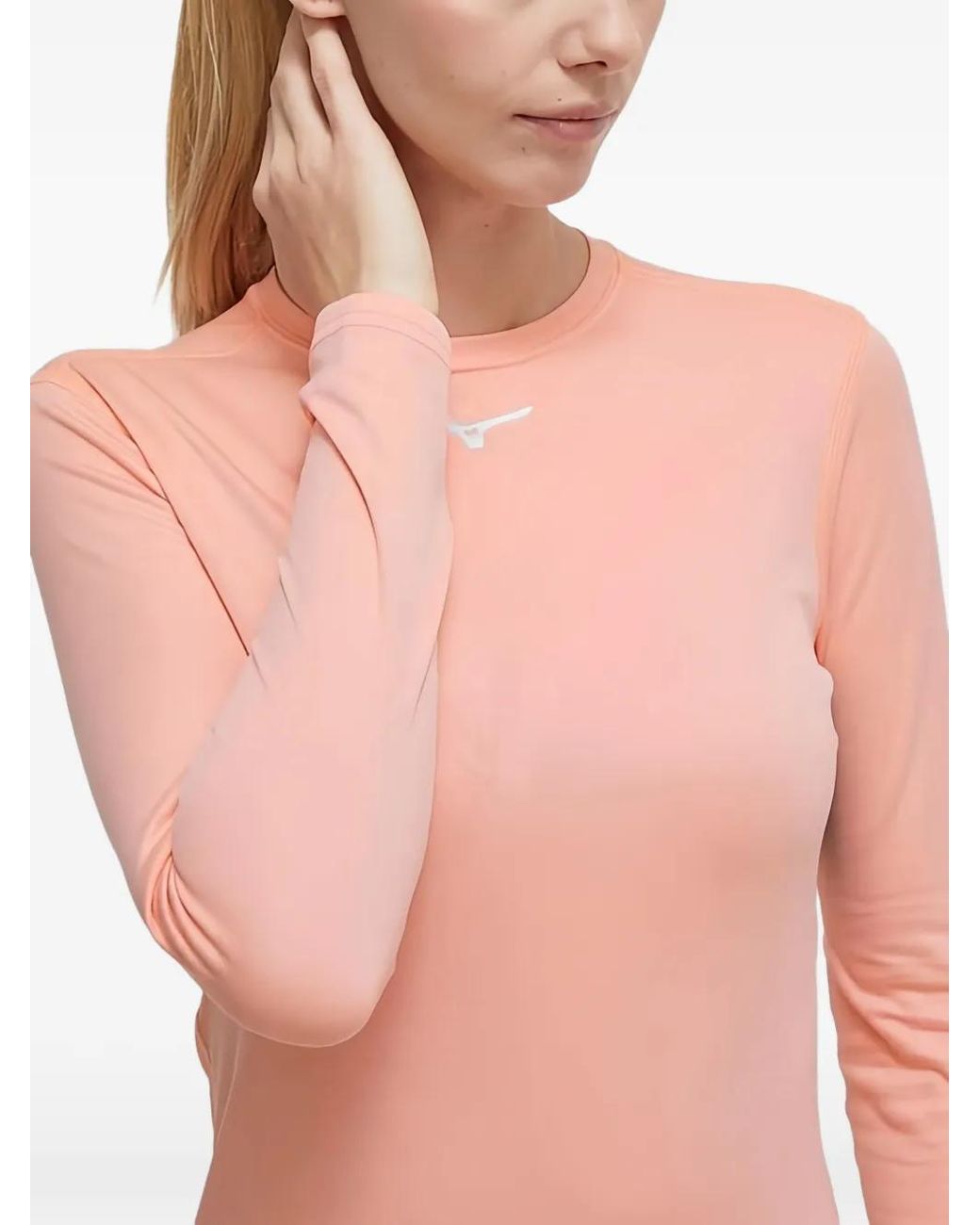 Mizuno Black Long-Sleeved Thermal T-Shirt