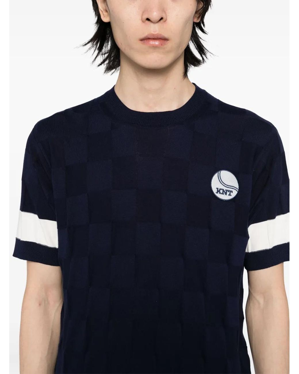 Kiton Blue Knt Sweater for men