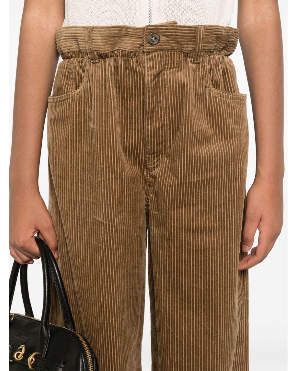 【関税&送料込】Miu Miu Camel Corduroy Pant P00851536.jpg