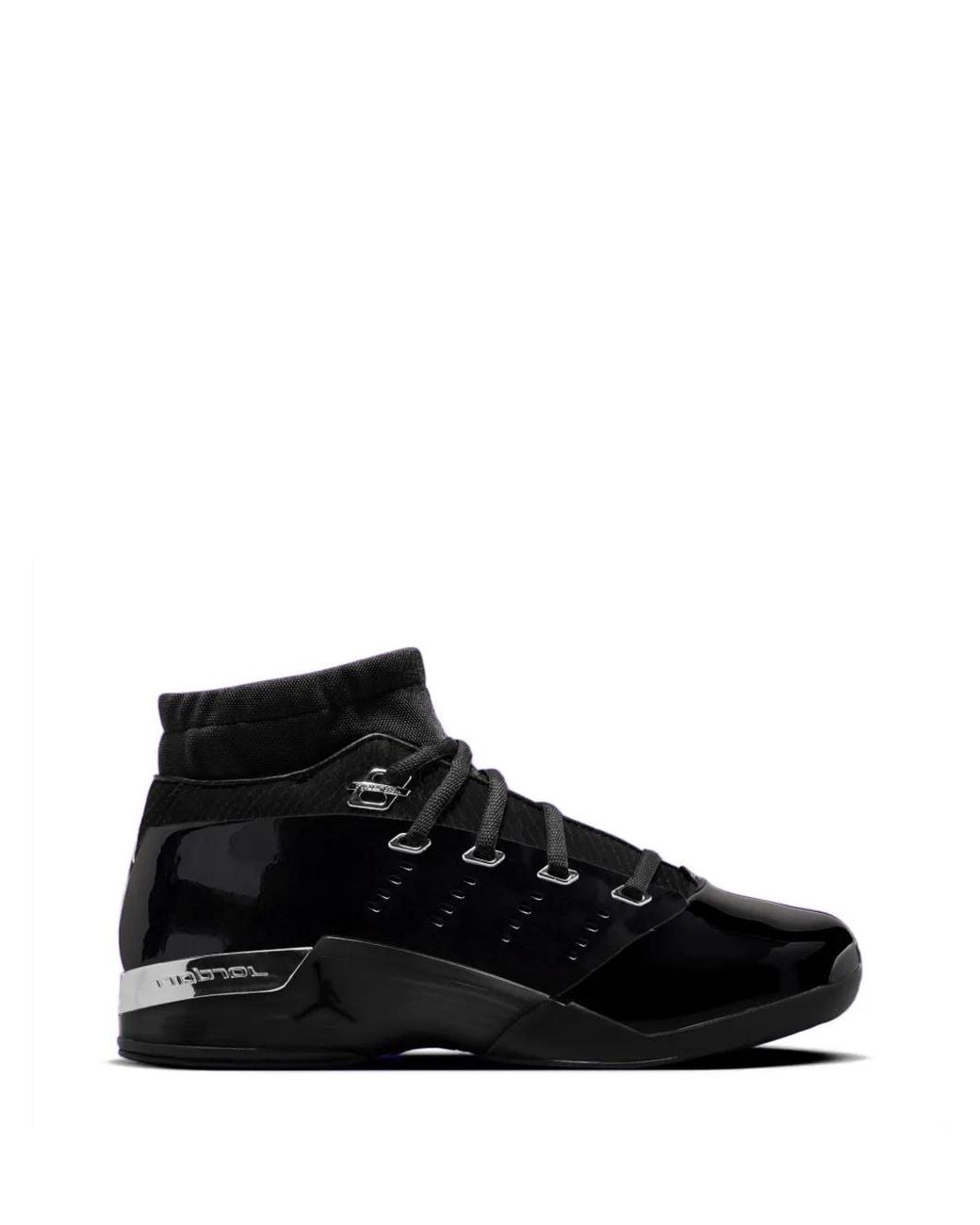 Nike Black Air 17 Low Patent Leather Sneakers for men