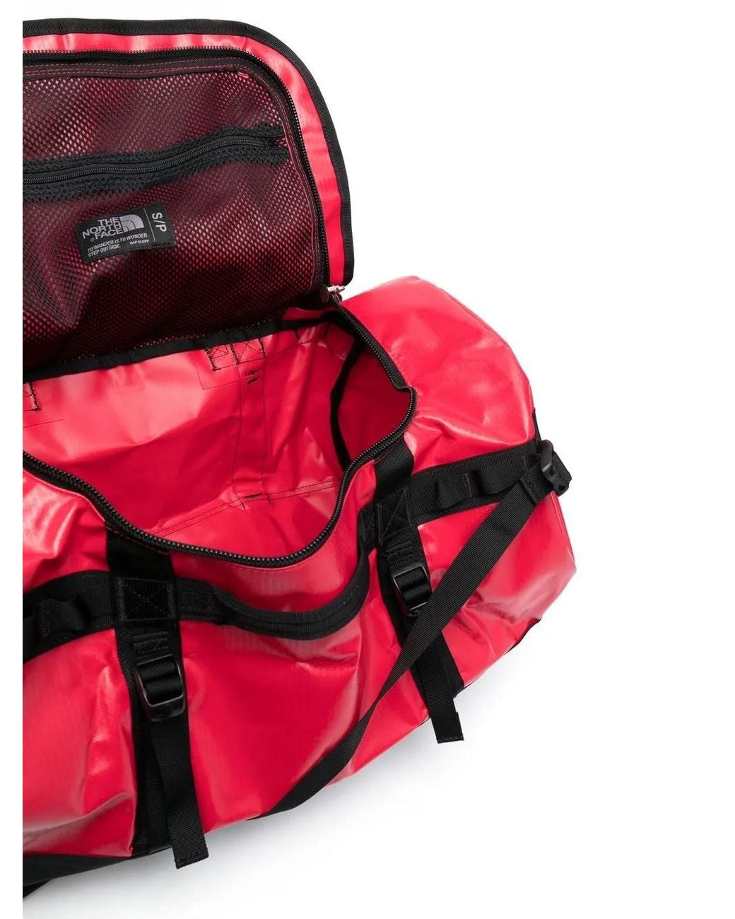 The North Face Red Base Camp Logo-Print Holdall