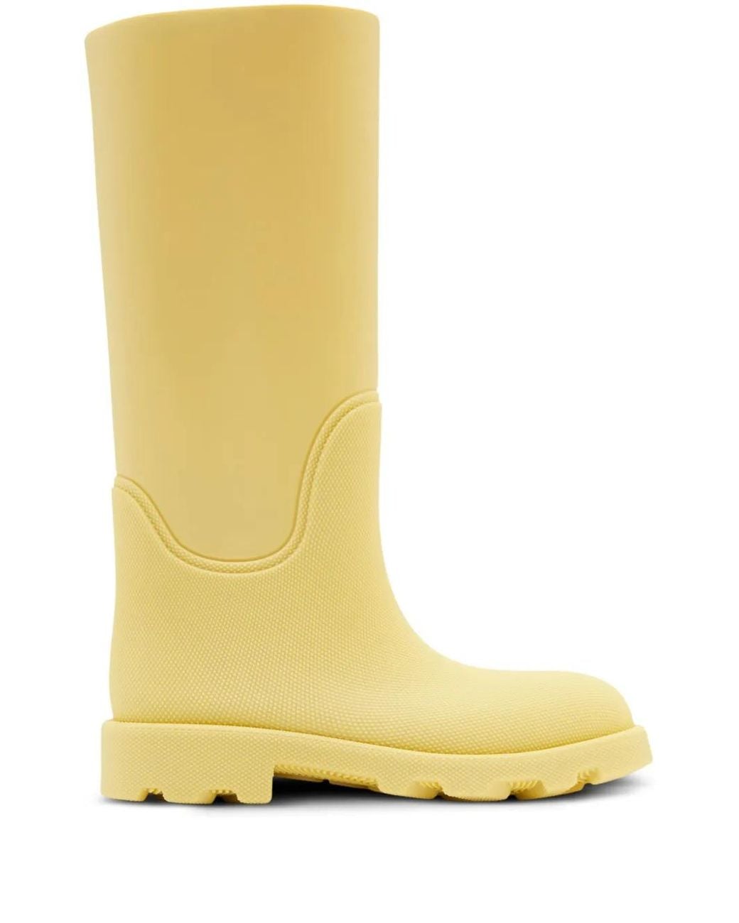 Burberry Yellow Rubber Marsh High Boots