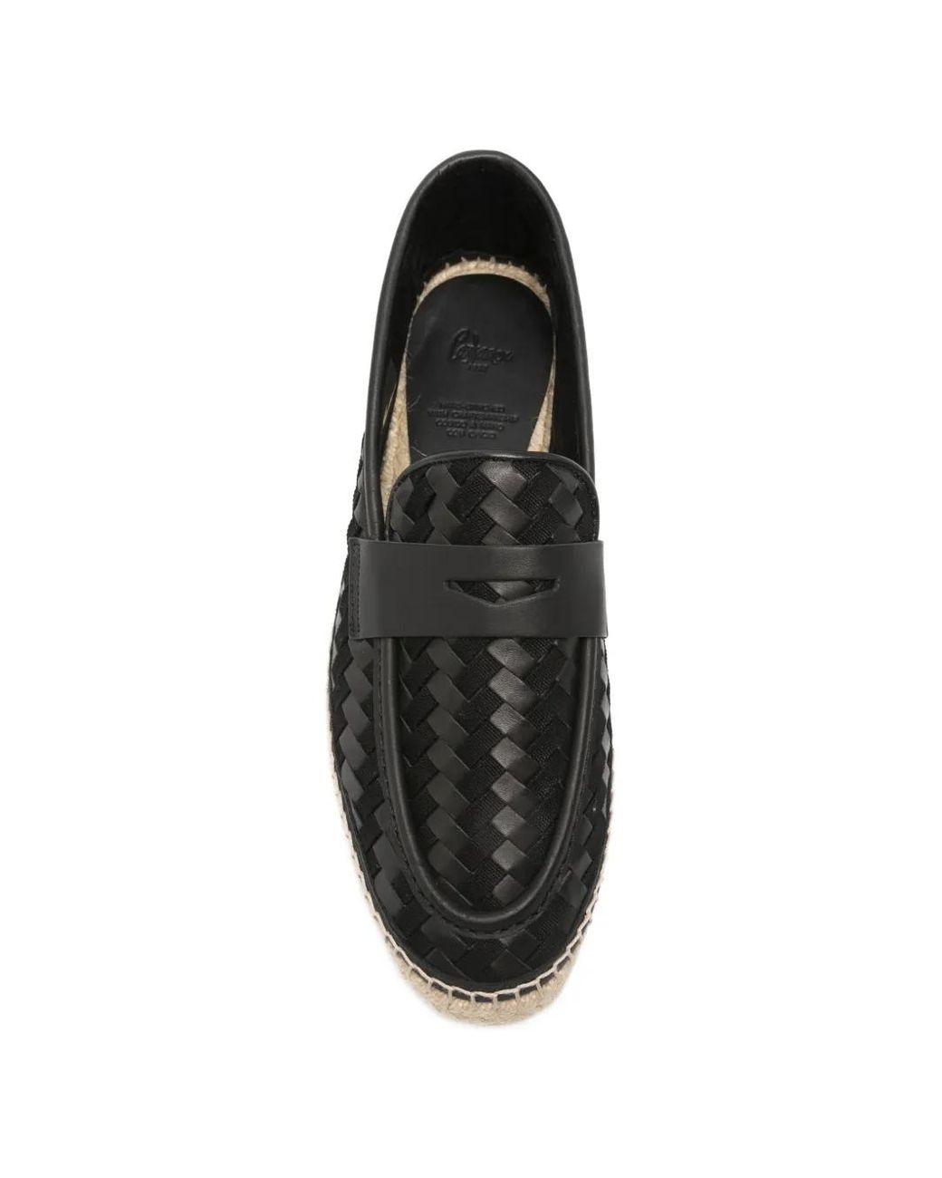 Castaner Black Woven Penny Espadrilles for men