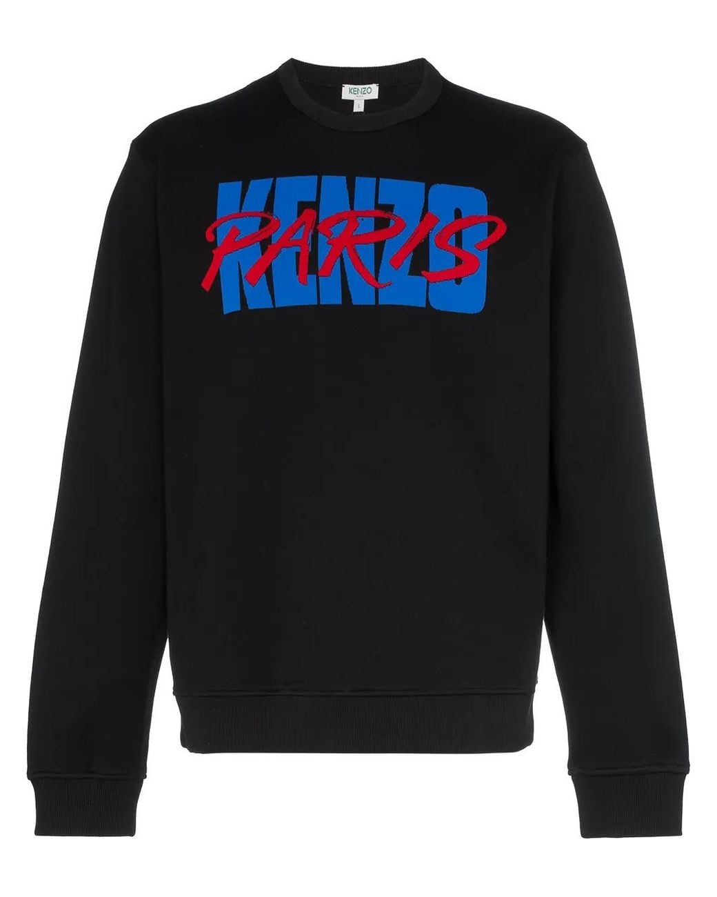 KENZO Sweater Met Logoprint in het Black voor heren