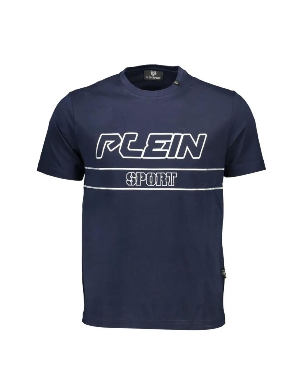 Philipp Plein Blue T-Shirt À Logo Imprimé for men