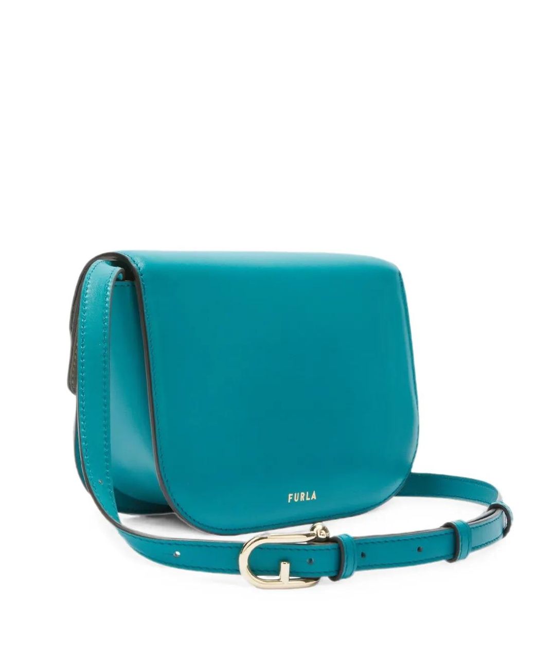 Furla Blue Mini Sfera Crossbody Bag