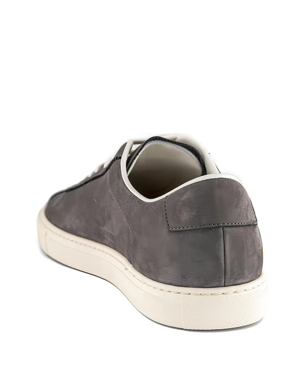 Common Projects White Top-Stitching Suede Sneakers for men