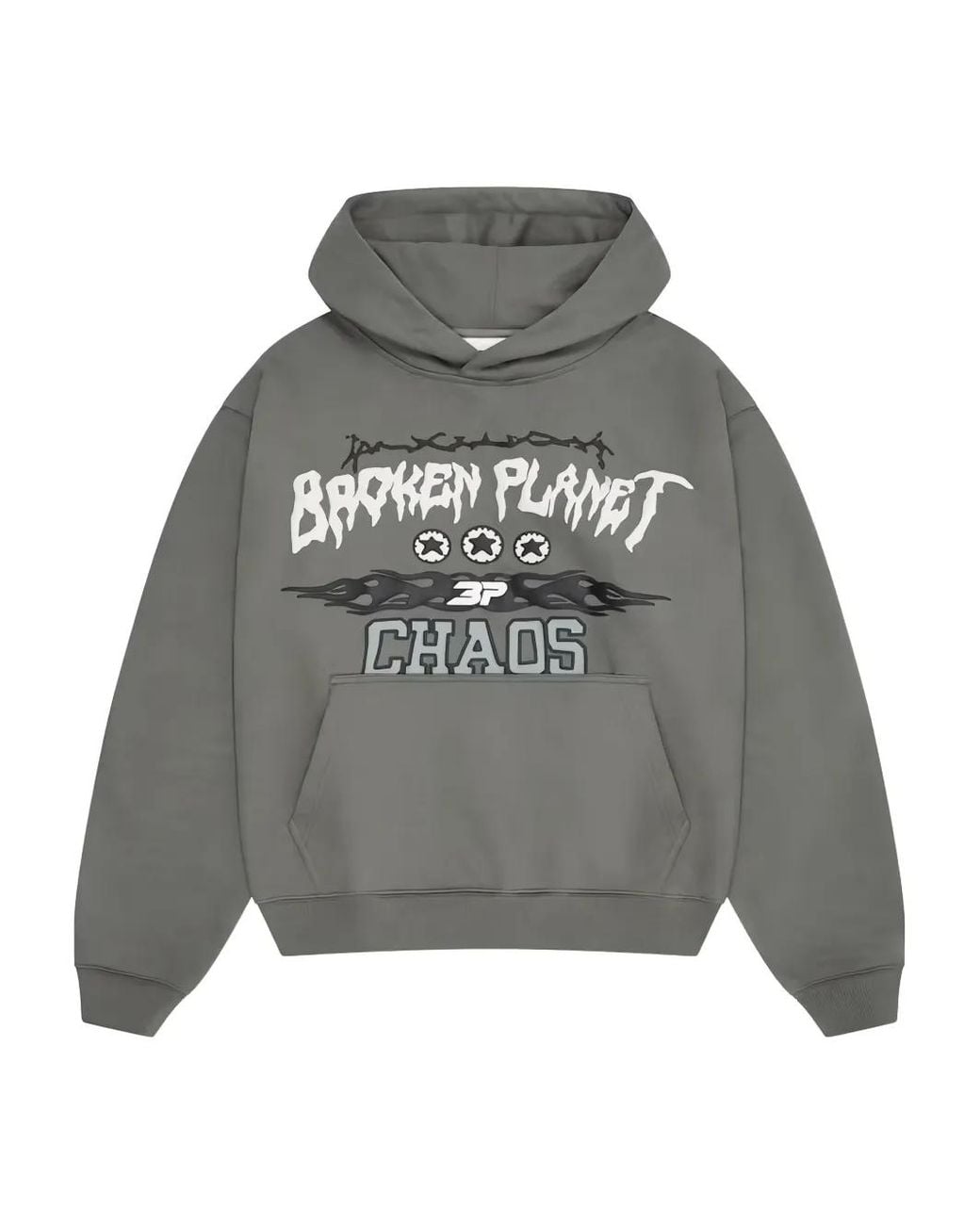 Pull Chaos À Imprimé Graphique BROKEN PLANET en coloris Gray
