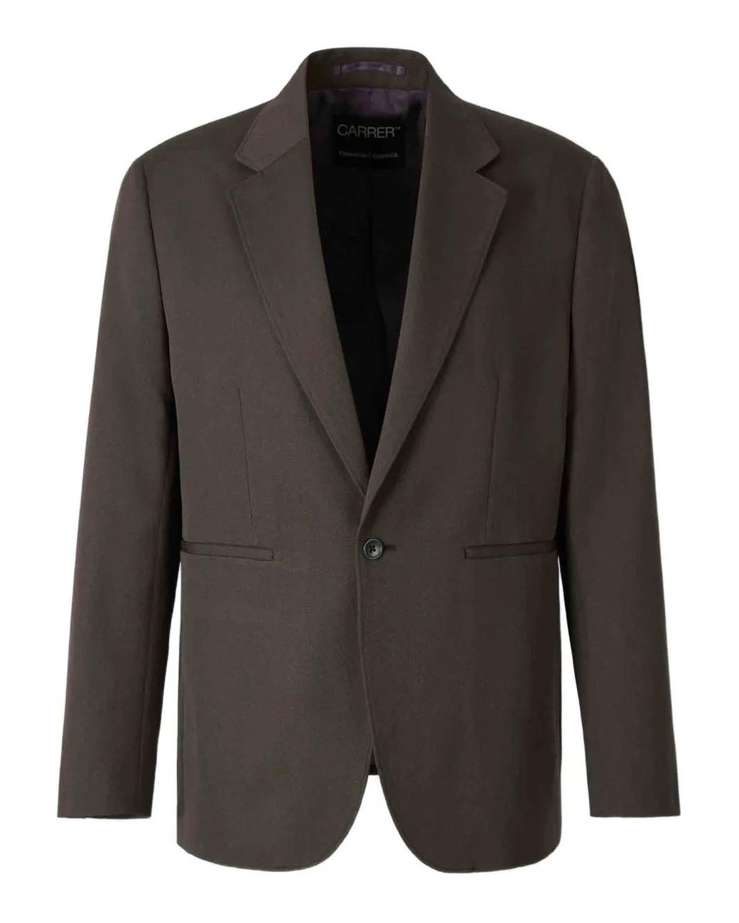 Carrera Black Single-Breasted Blazer for men