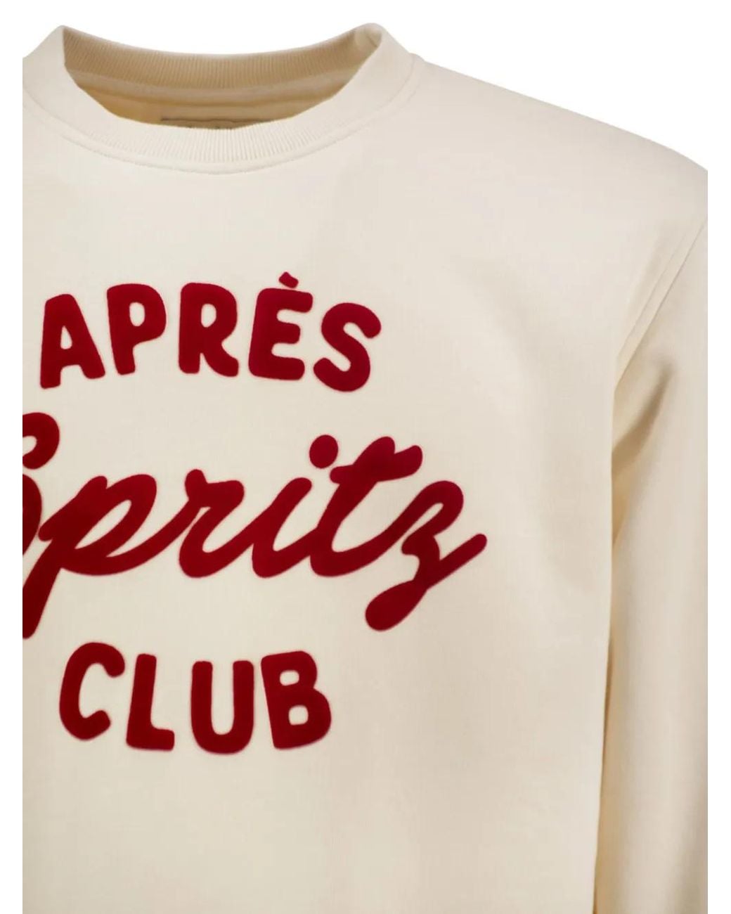 Mc2 Saint Barth White Soho Slogan-Print Sweatshirt for men