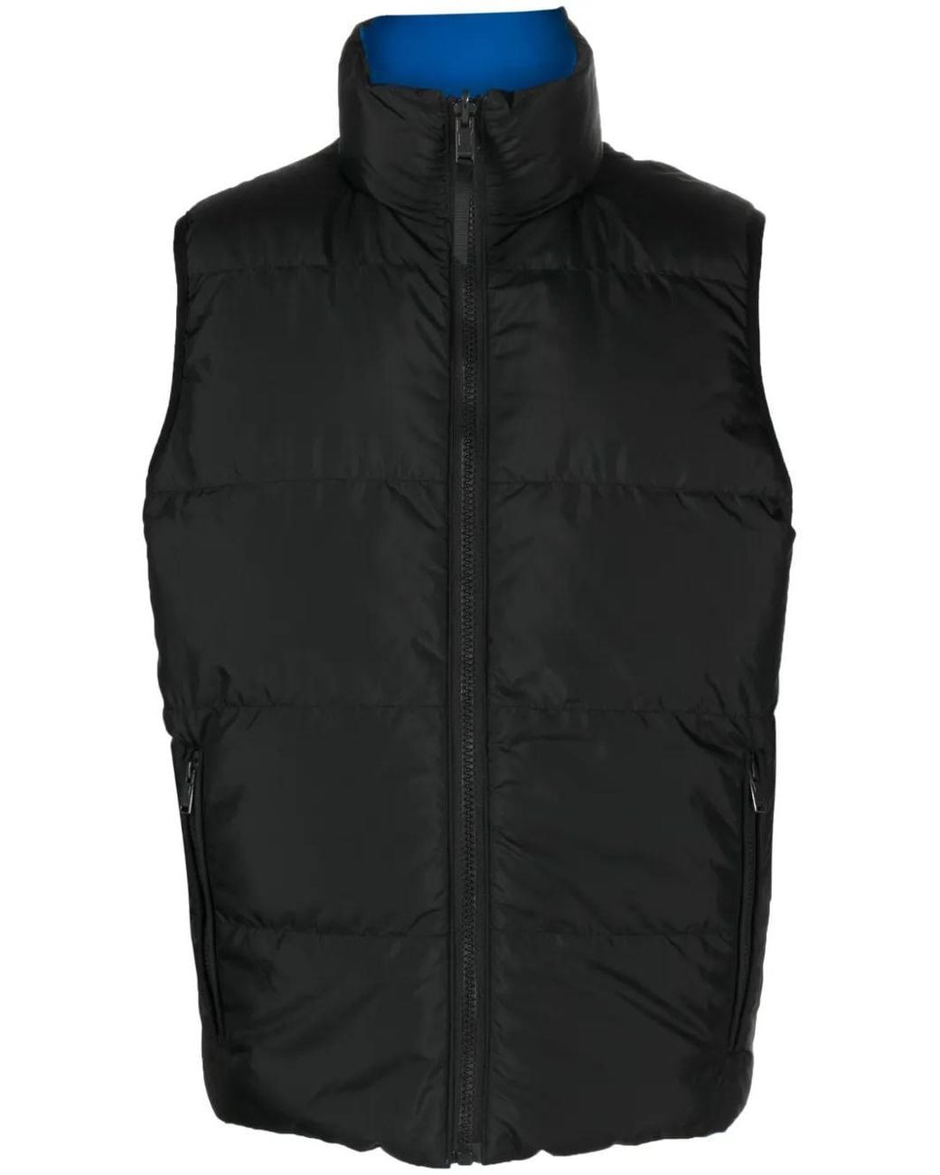 Zadig & Voltaire Black Bob Reversible Padded Gilet for men