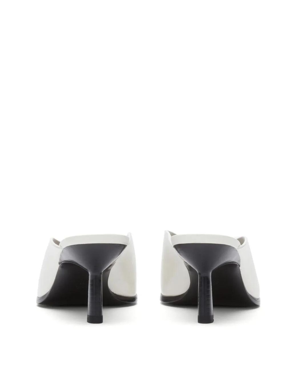 3.1 Phillip Lim White 68Mm Square-Toe Mules