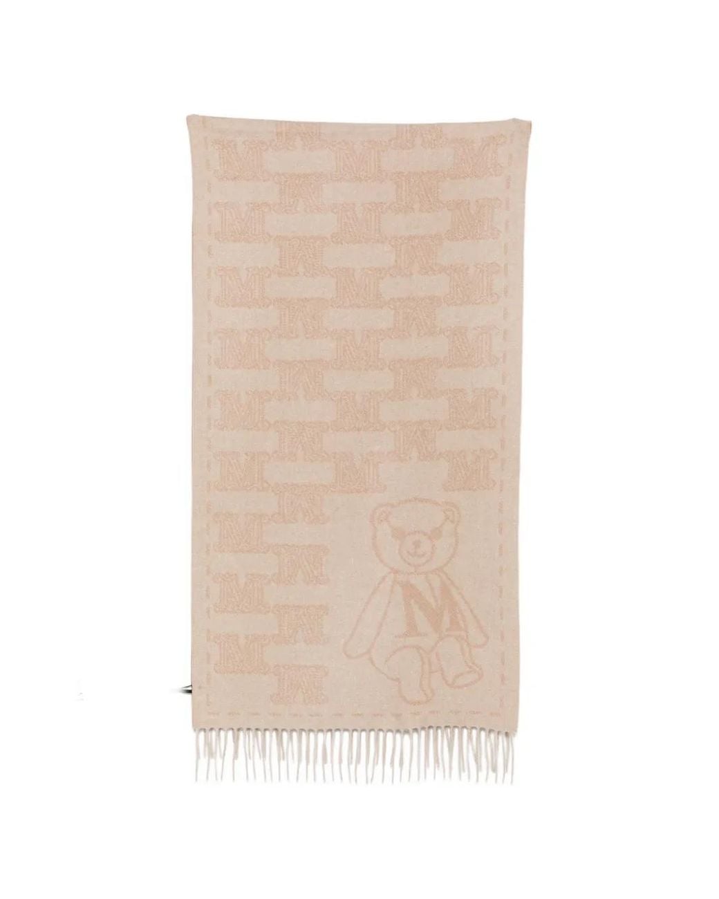Max Mara Natural Charme Monogram-Pattern Scarf