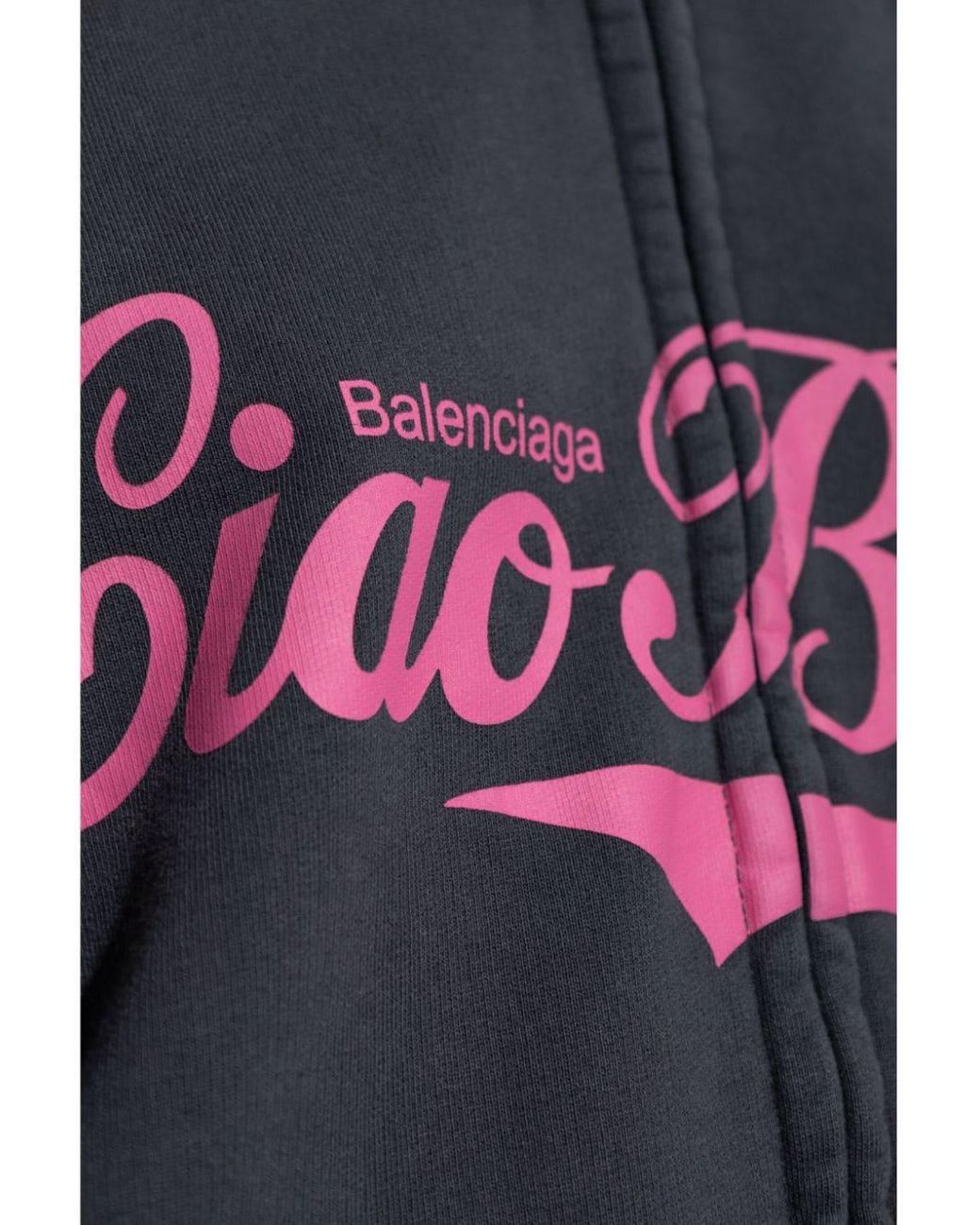 Balenciaga Ciao Bello Hoodie in Blue | Lyst