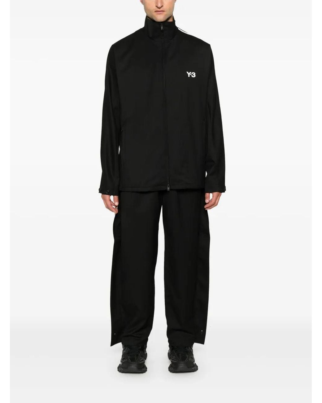 Y-3 Black 3-Stripes Track Jacket
