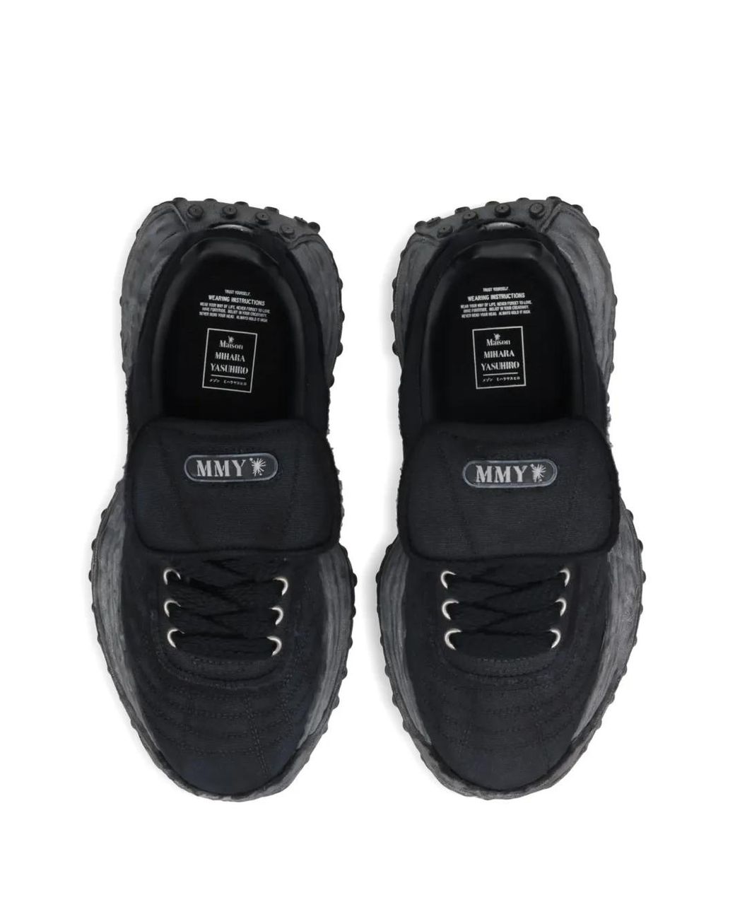 Maison Mihara Yasuhiro Black Scott Low-Top Sneakers