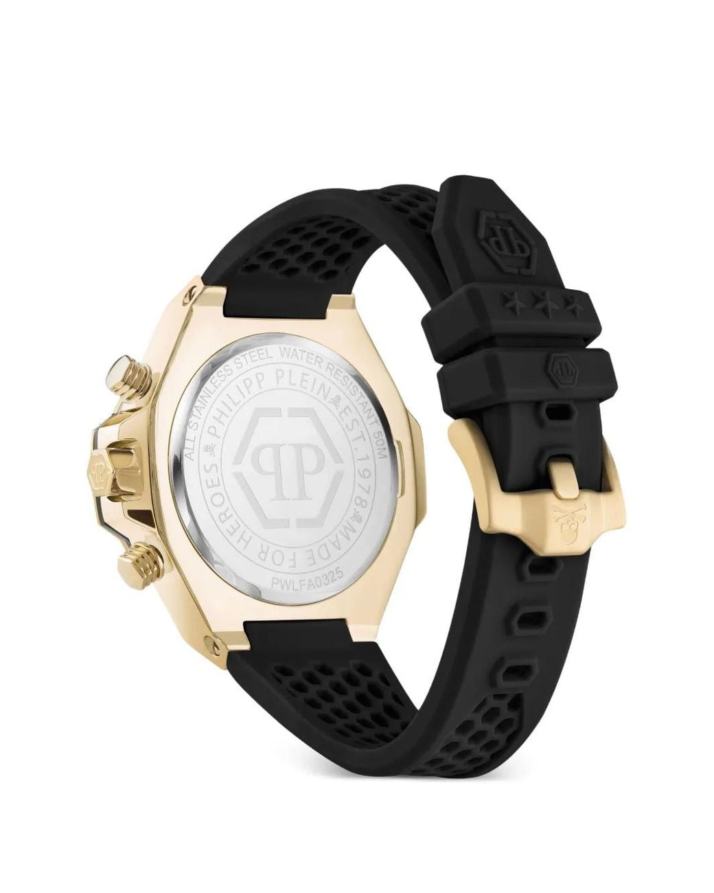 Philipp Plein Black Chrono Royal 46Mm Watch for men
