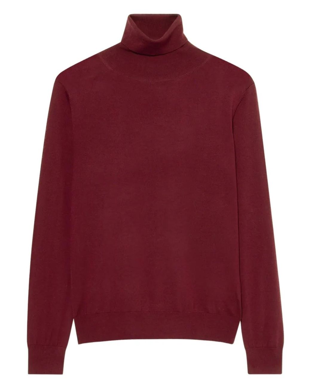 Brooks Brothers Red Turtleneck Wool Sweater for men