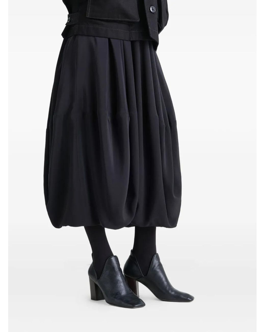 Lemaire Black Square-Toe Pumps