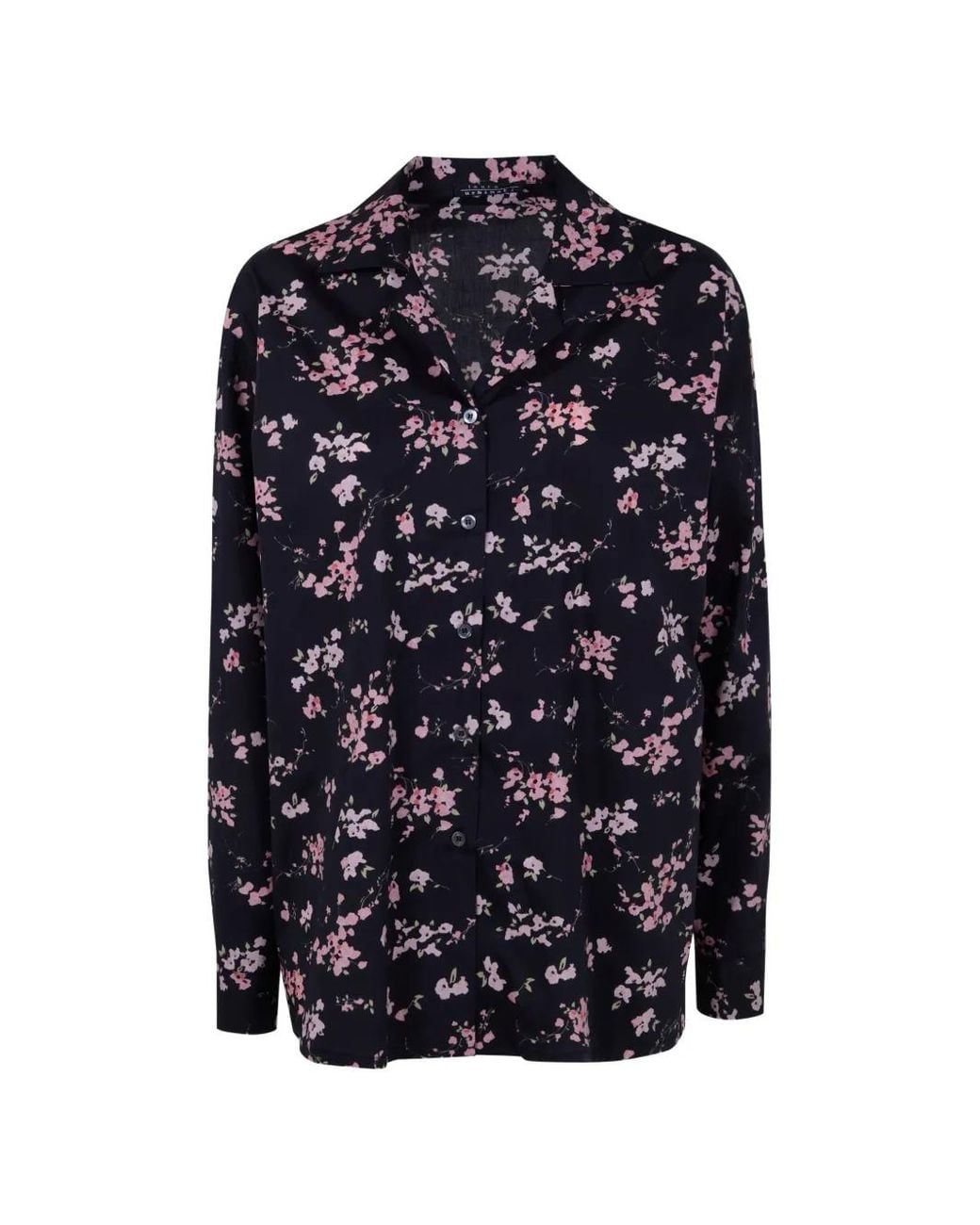 Laura Urbinati Blue Floral Shirt