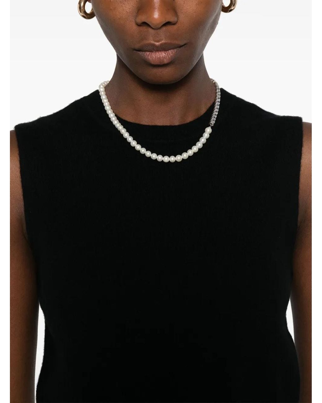 Sandro Black Sleeveless Sweater