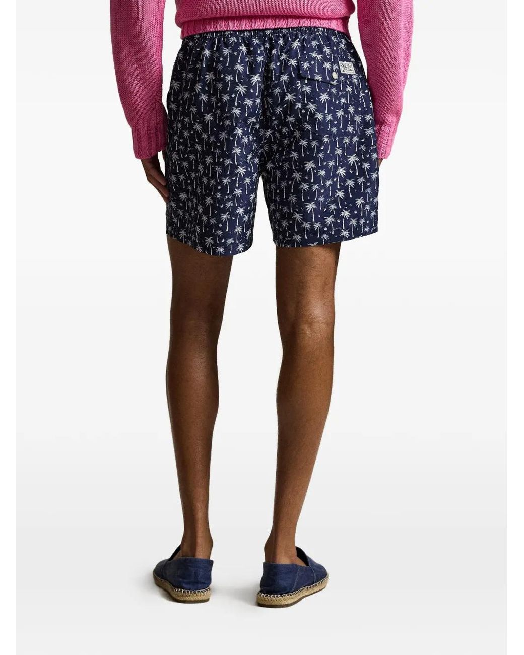 Polo Ralph Lauren Blue Elastic-Waistband Shorts for men
