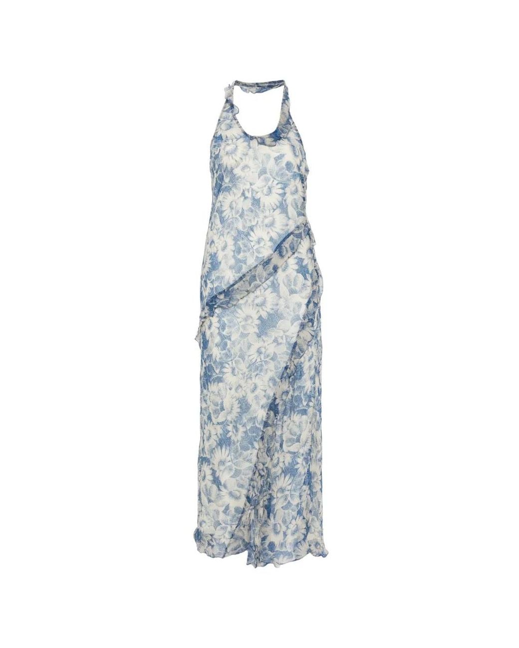 Sir Blue Lilia Halter Maxi Dress